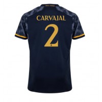 Camiseta Real Madrid Daniel Carvajal #2 Segunda Equipación Replica 2023-24 mangas cortas